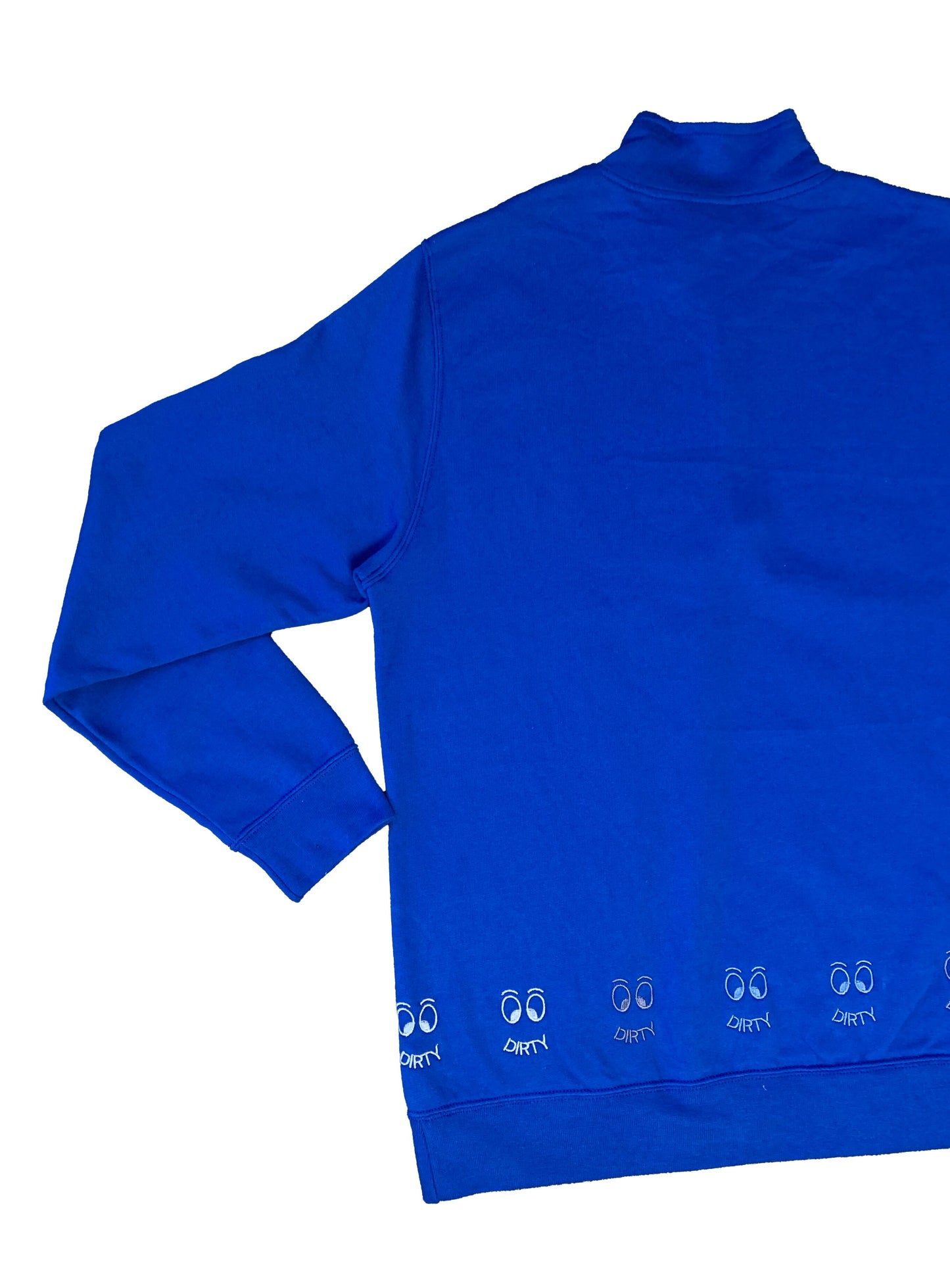 BLUE ZIP HOODIE SIZE L / DIRTY SMILE