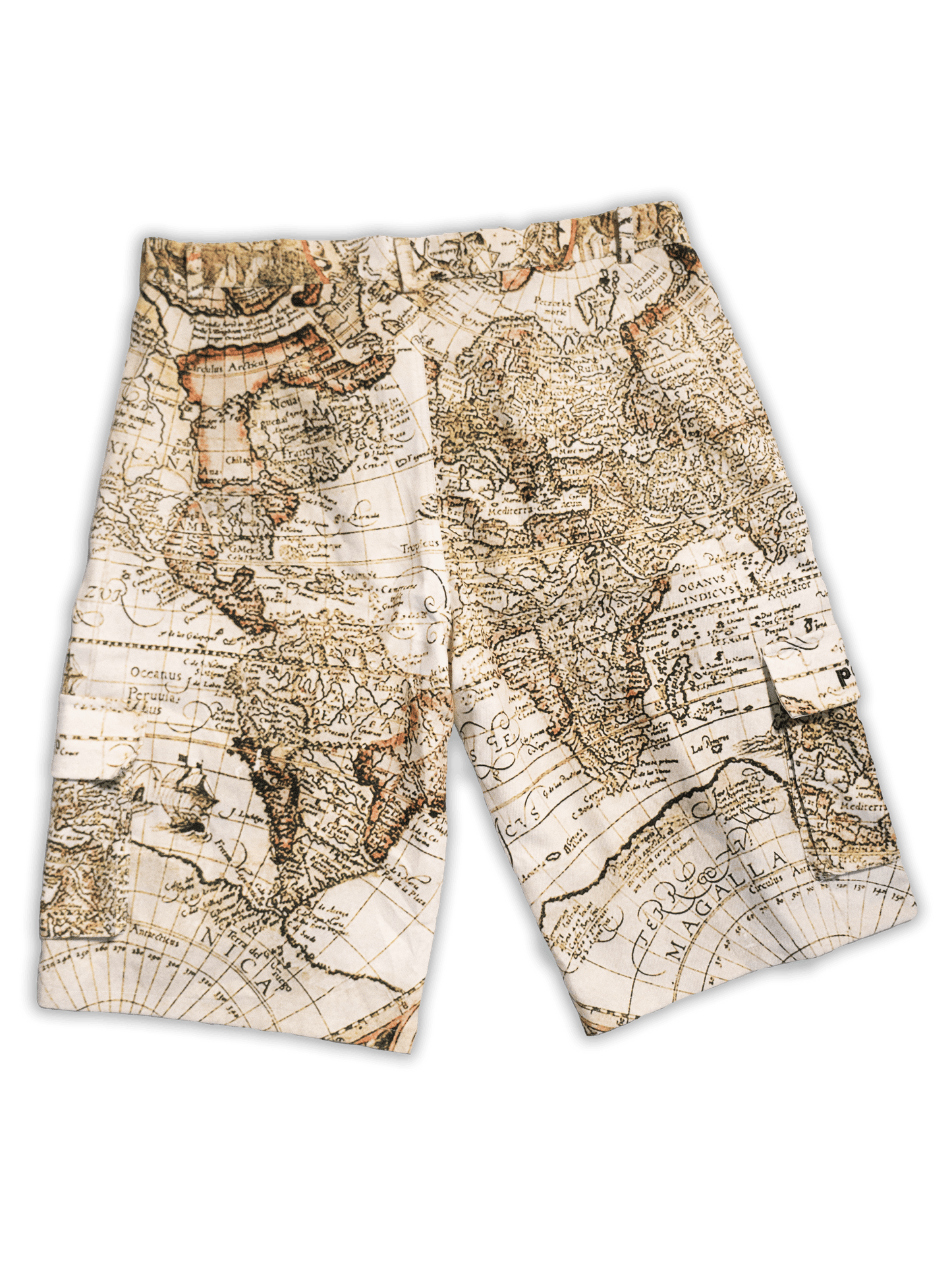 GEOGRAPHY DESIGN SHORTS / 36 / LOGOS
