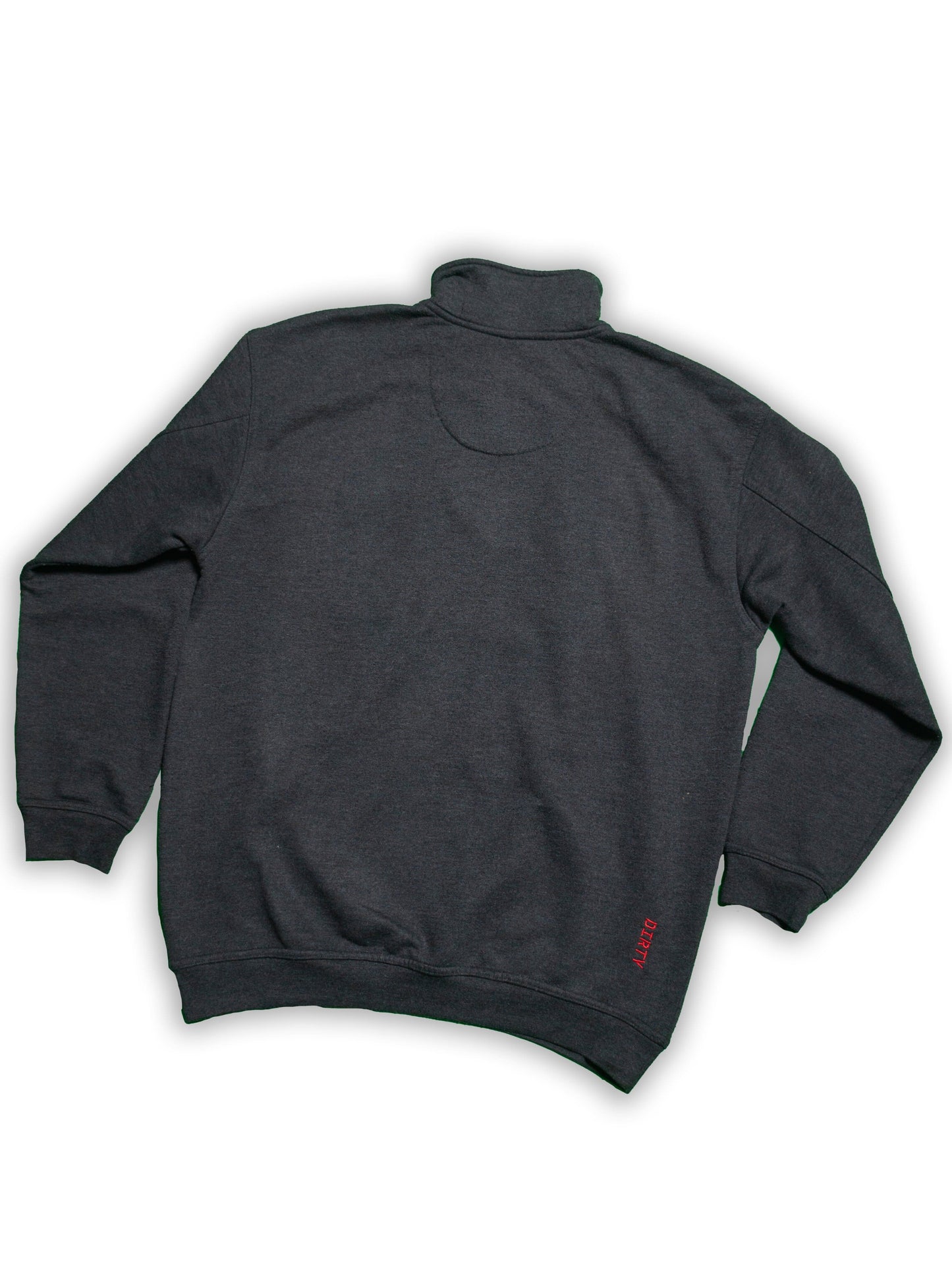 GREY ZIPPED SWEATSHIRT /L/ BROKEN HEART