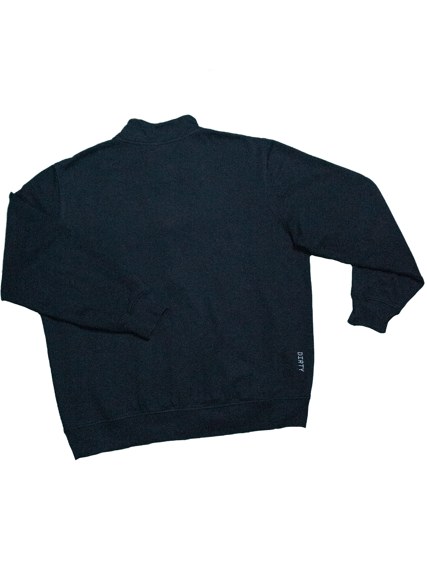 BLACK ZIPPED SWEATSHIRT / XL / BROKEN HEART