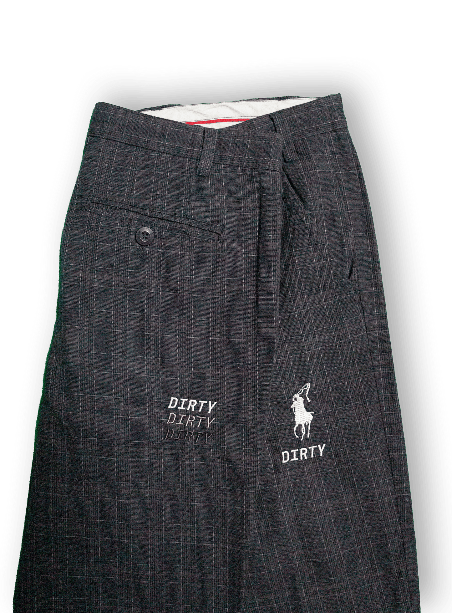 BROWN CHEQUERED TROUSERS / 40 / RAFA LORENZO