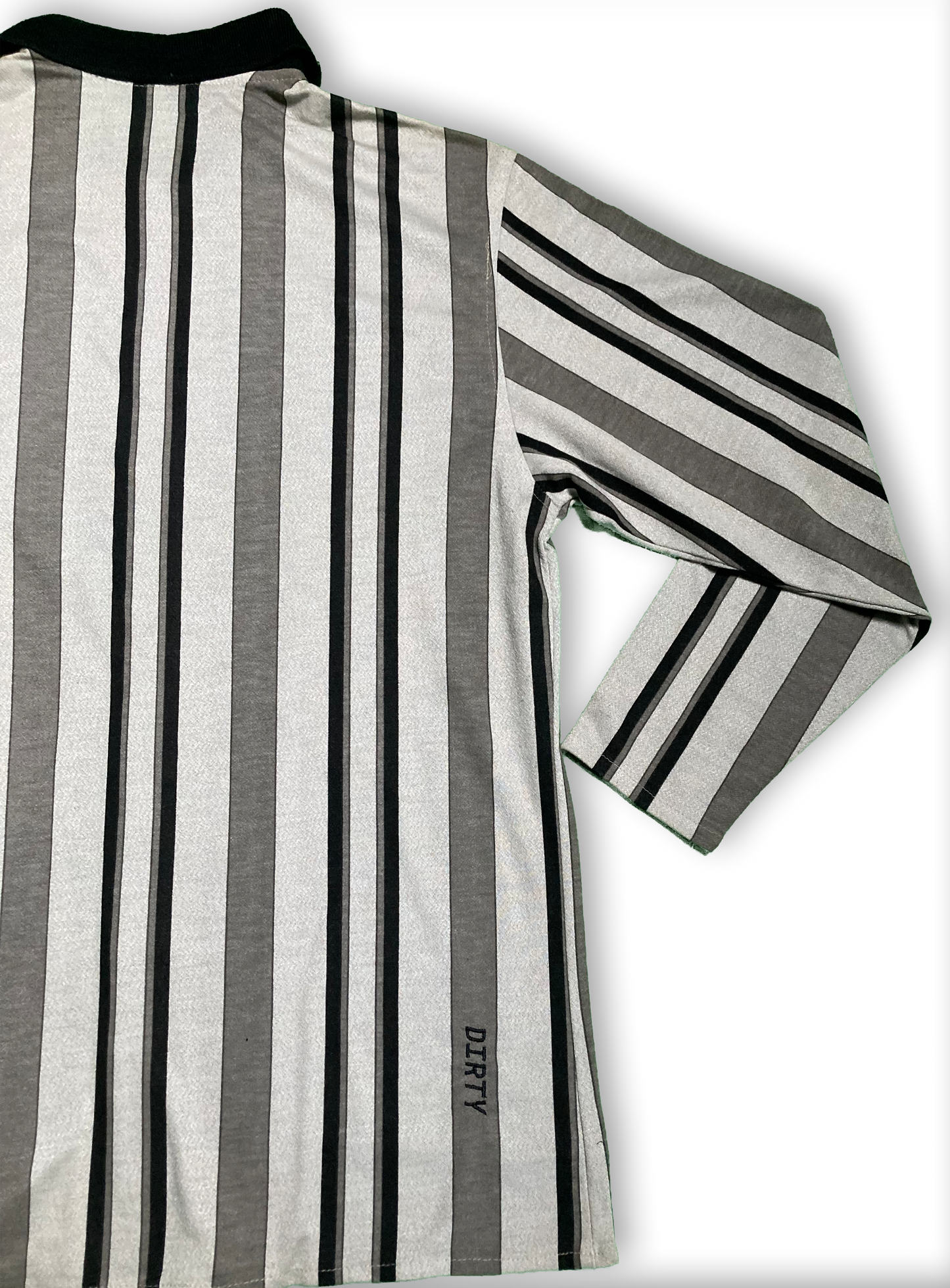 STRIPED LONGSLEEVE POLO / M / RAFA LORENZO