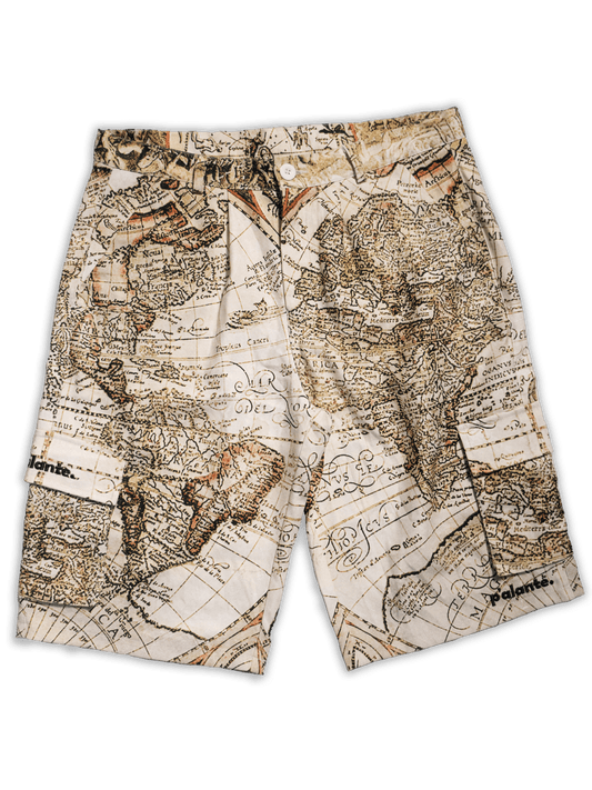 GEOGRAPHY DESIGN SHORTS / 36 / LOGOS