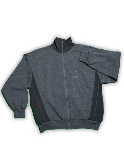 GREY ZIPPED SWEATSHIRT /S/ RAFA LORENZO