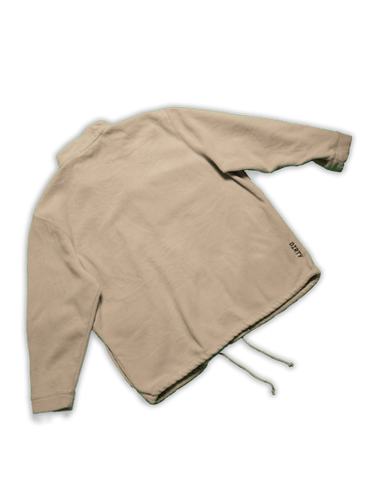 BEIGE FLEECE SWEATSHIRT / S / BROKEN HEART